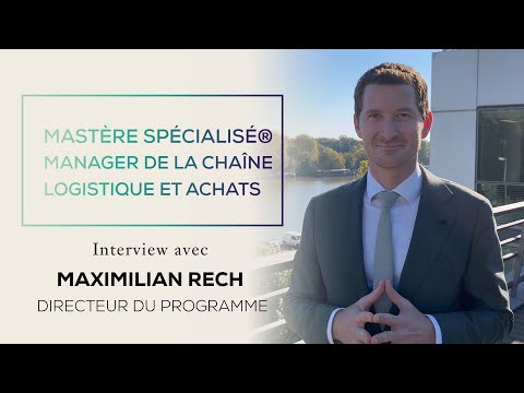Rencontre avec le directeur du programme Maximilian Rech