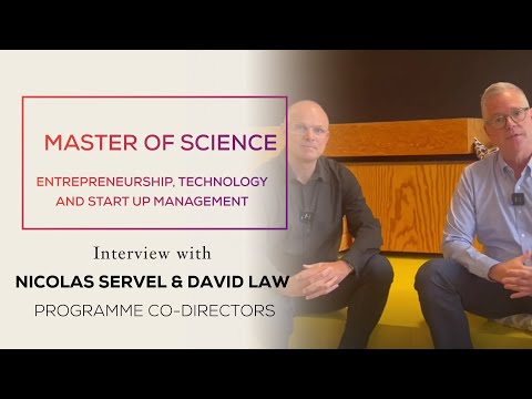 Discover the MSc Entrepreneurship, Technology and Startup Management programme